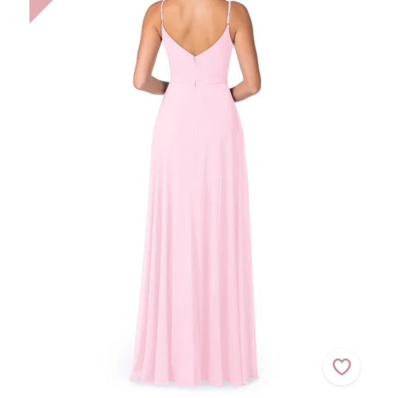 NWT Azazie Evalin Formal Dress | Size 14 Candy Pink - Picture 3 of 13